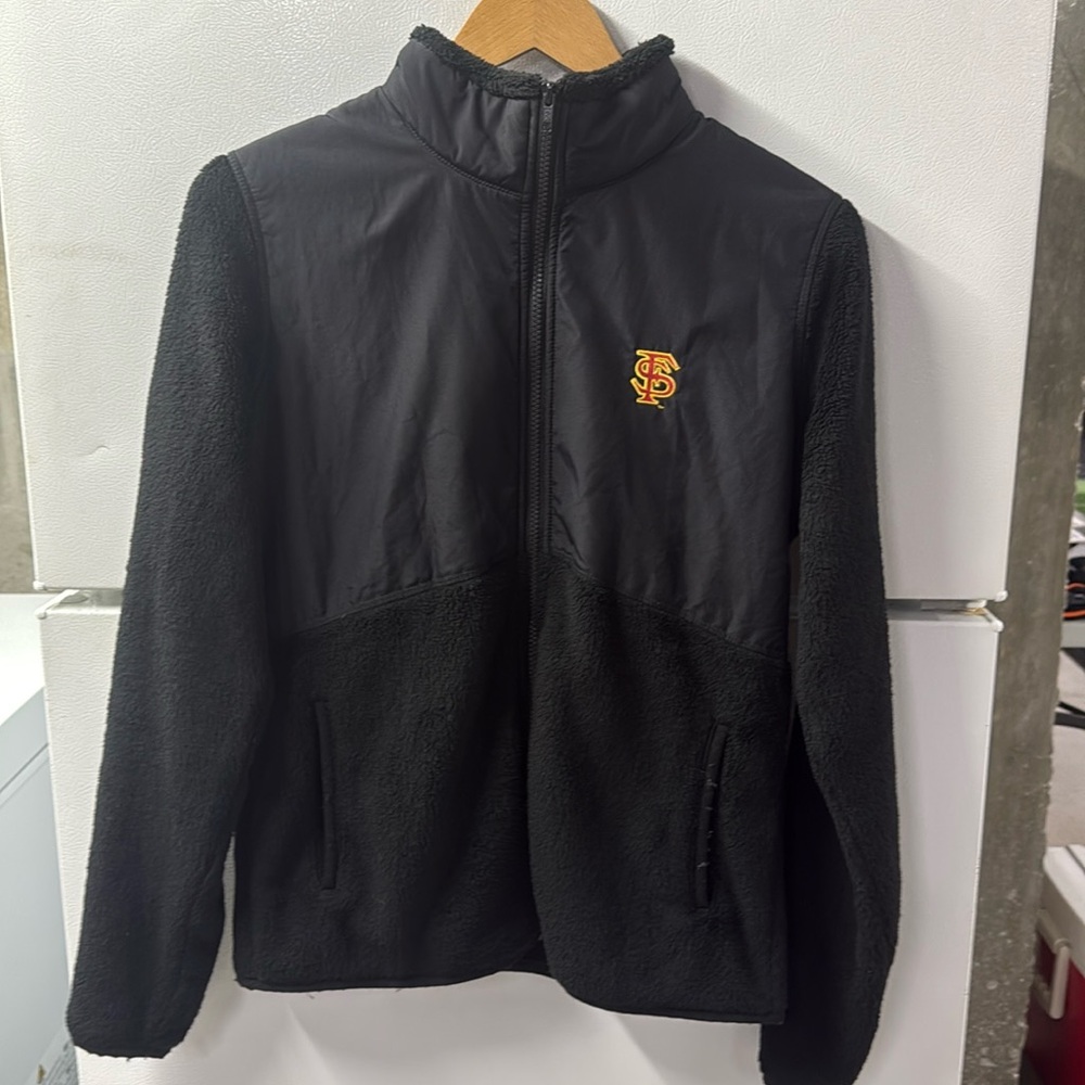Champion women’s FSU fleece lined jacket size medium